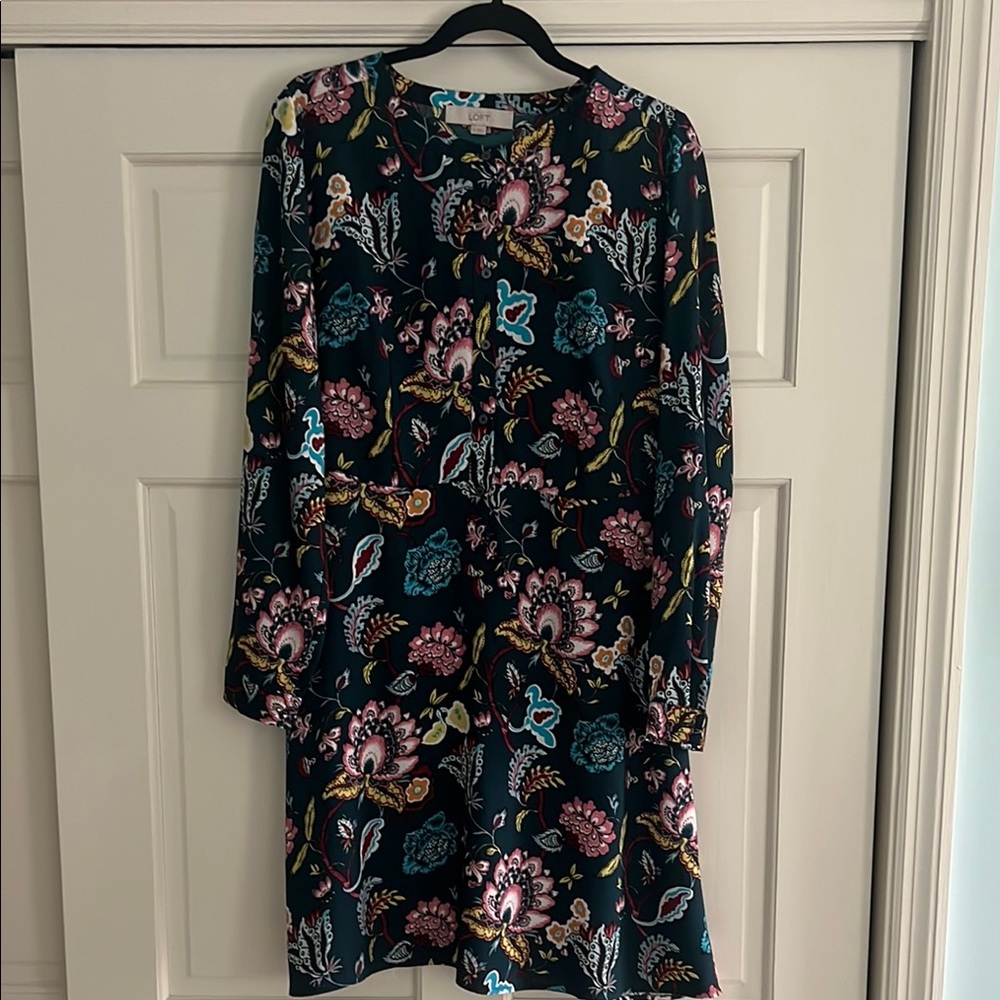 Floral Black Dress